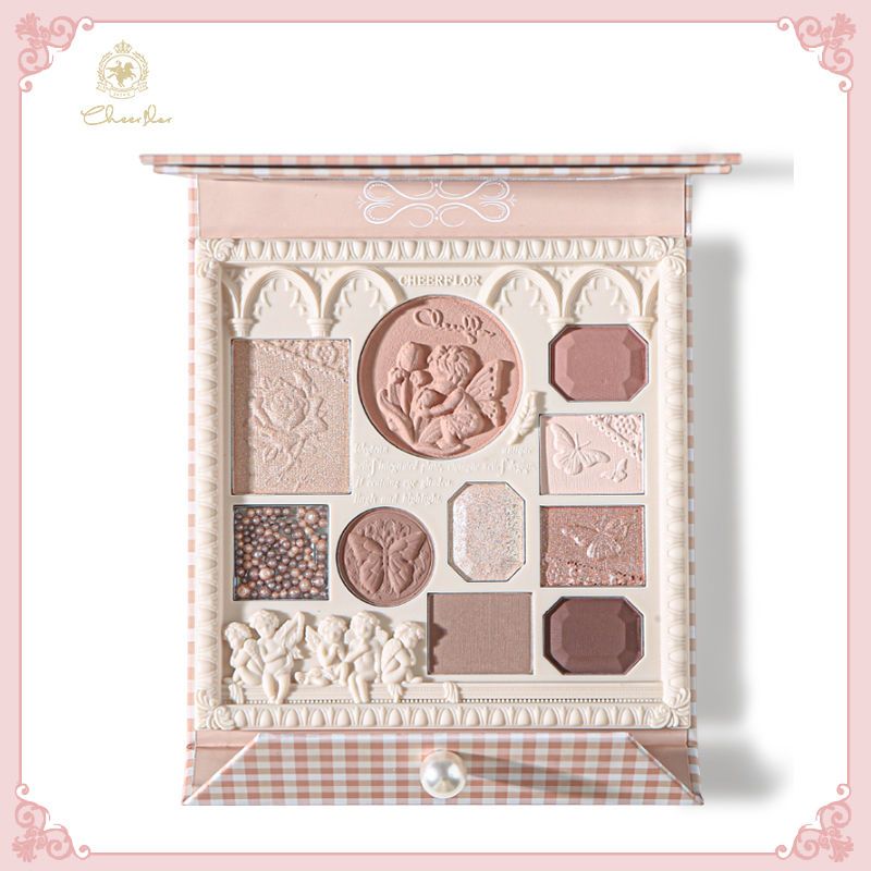 P eyeshadow blush high-gloss trimming integrated disc