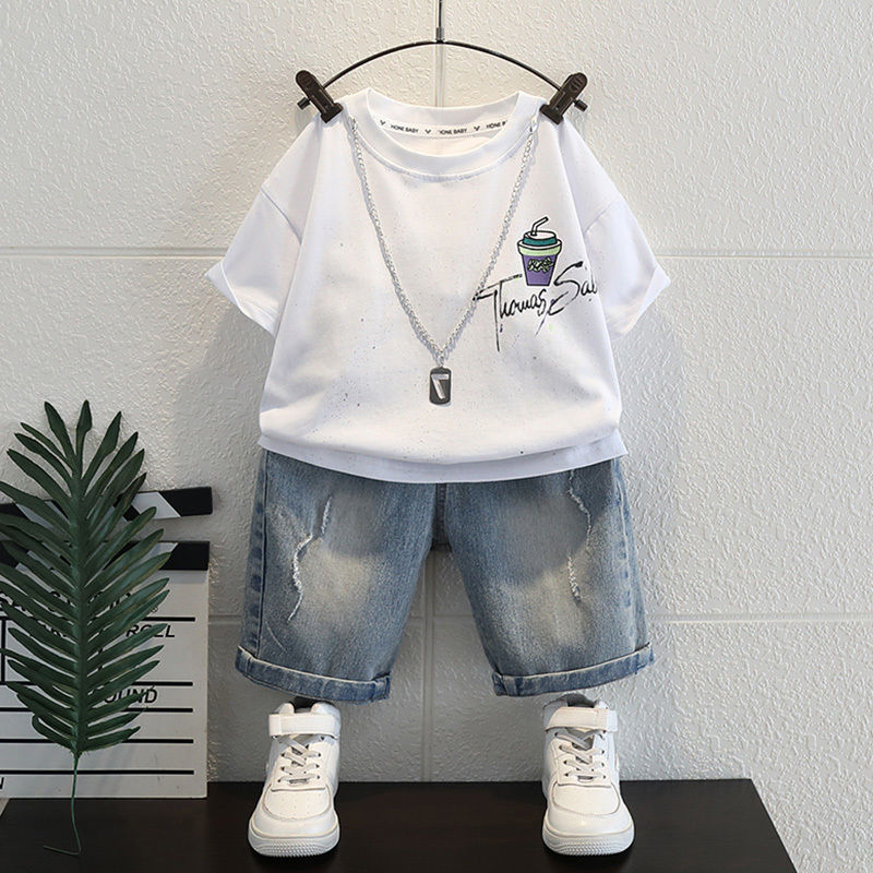 P summer short-sleeved T-shirt