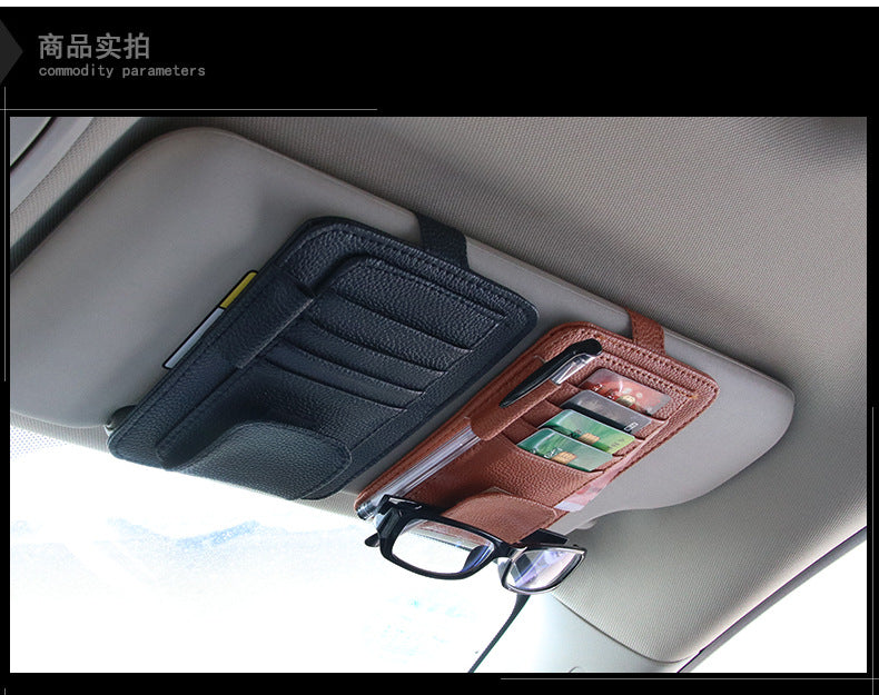 A car card glasses clip