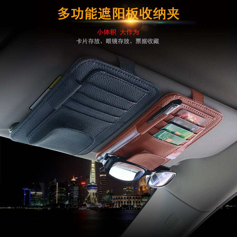 A car card glasses clip