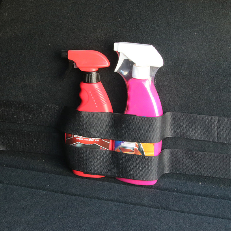 A fire extinguisher strap