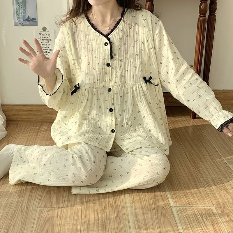 P Loose Maternity & Nursing Clothing Set