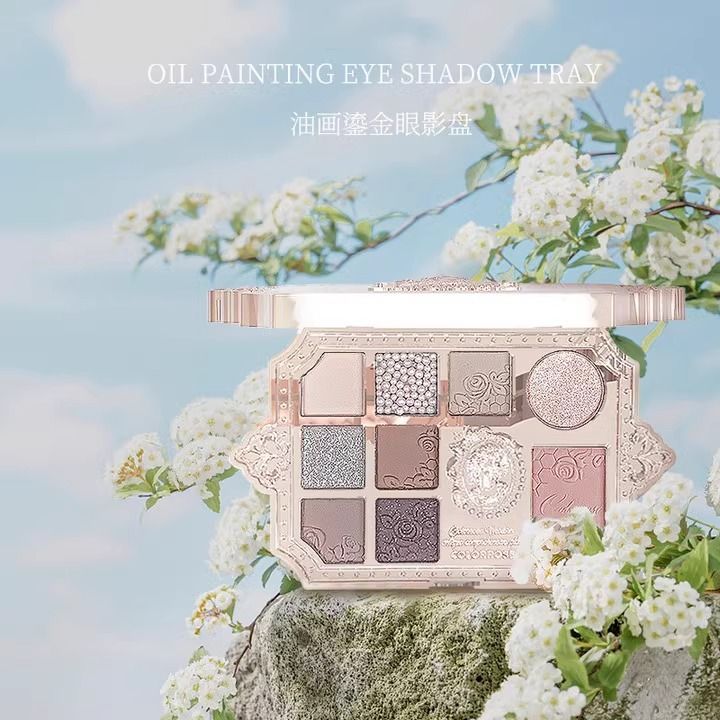 P eyeshadow disc makeup