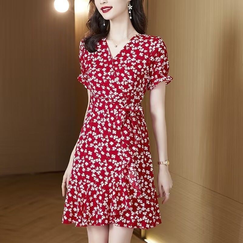 P floral fashion summer dress