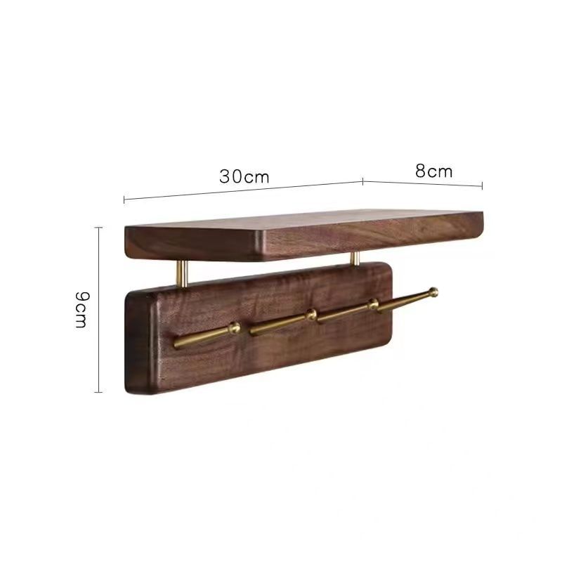 P black walnut hat rack