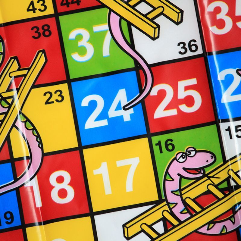 P Snake Ladder Chess Snake Chess 3D Snake and Ladder Games Chess Folding Board Children's Chess Toys