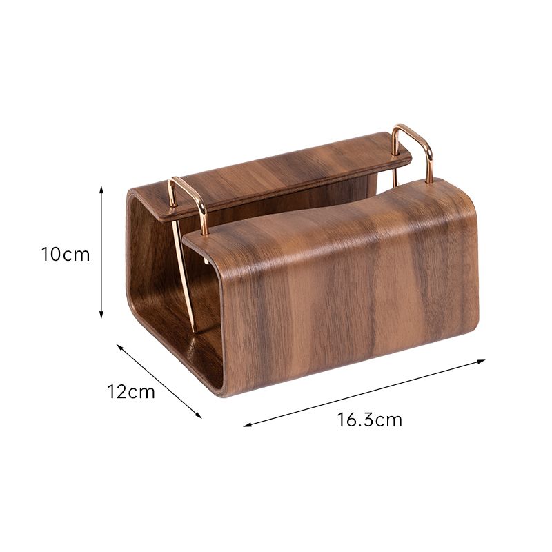 P Solid wood tissue box