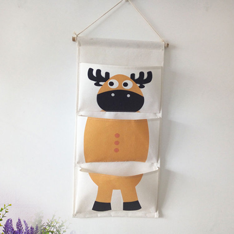 P cotton and linen storage bag