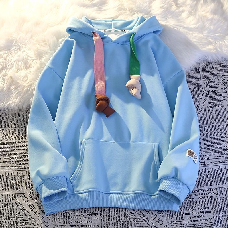 P new fashion lazy top age-reducing fleece thickened coat