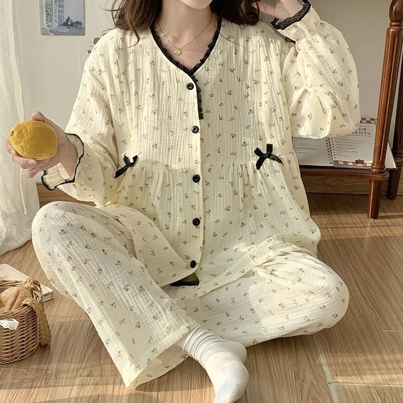 P Loose Maternity & Nursing Clothing Set