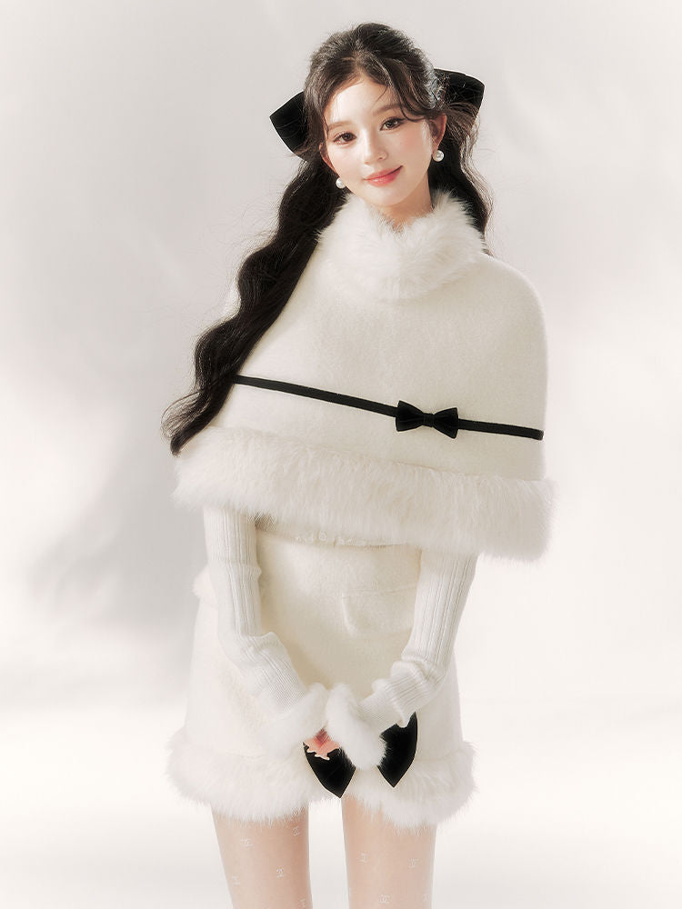 P cape jacket set
