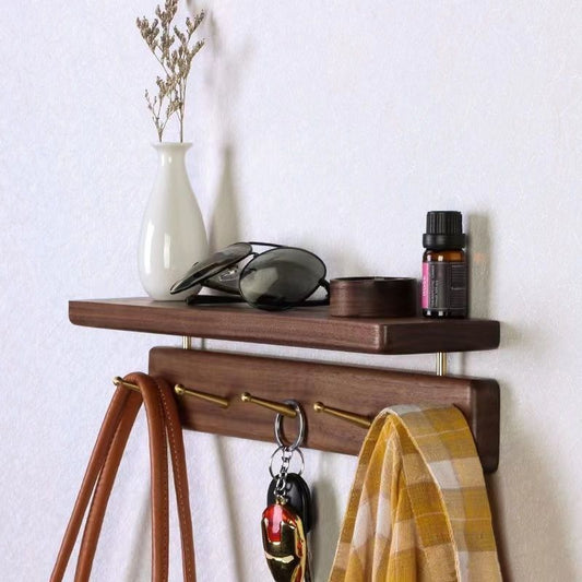 P black walnut hat rack