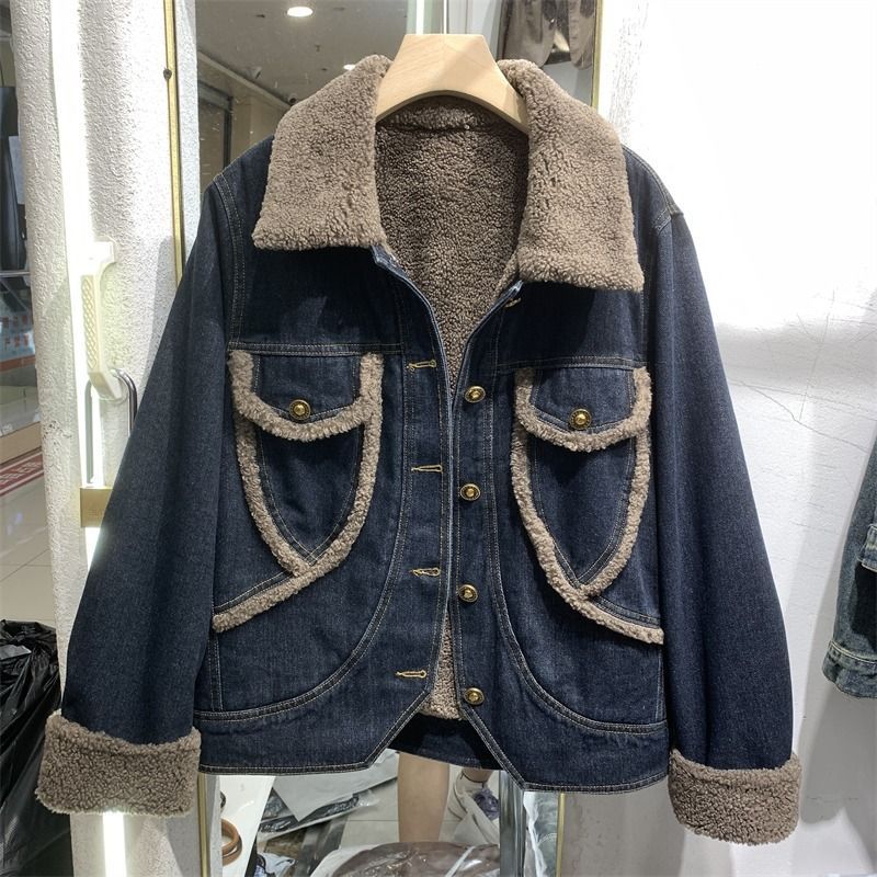 P denim jacket top