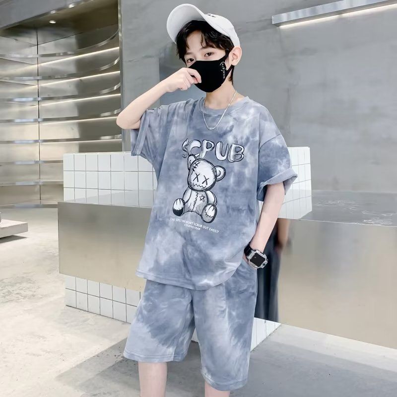 P new children's clothing summer Internet celebrity boys short sleeves cool handsome fashion