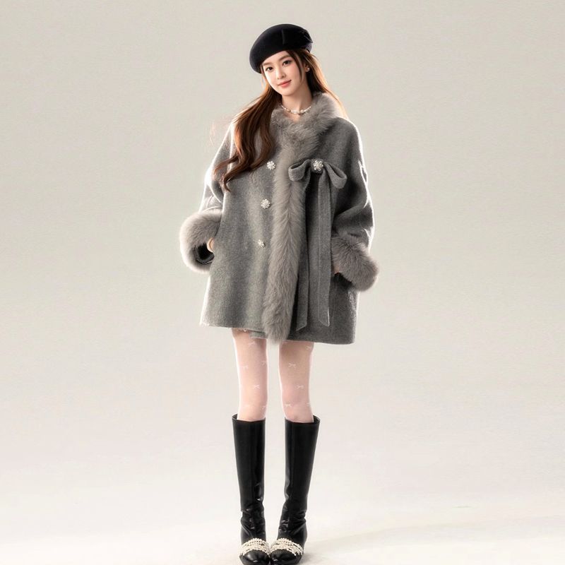 P woolen coat coat