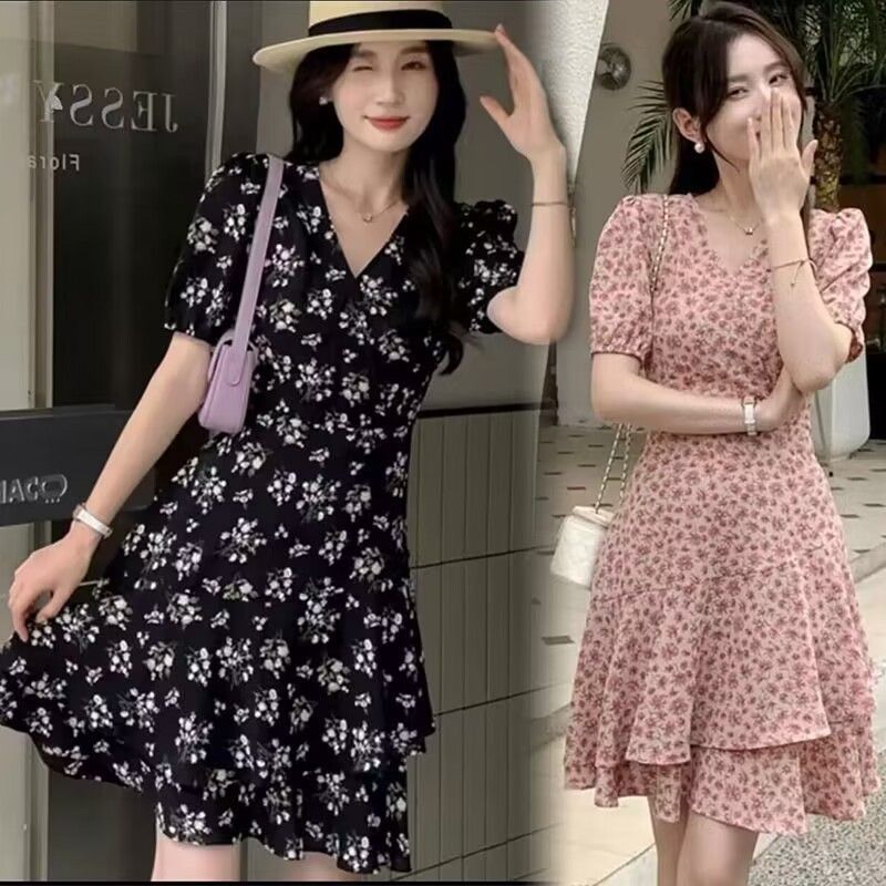 P floral fashion summer dress