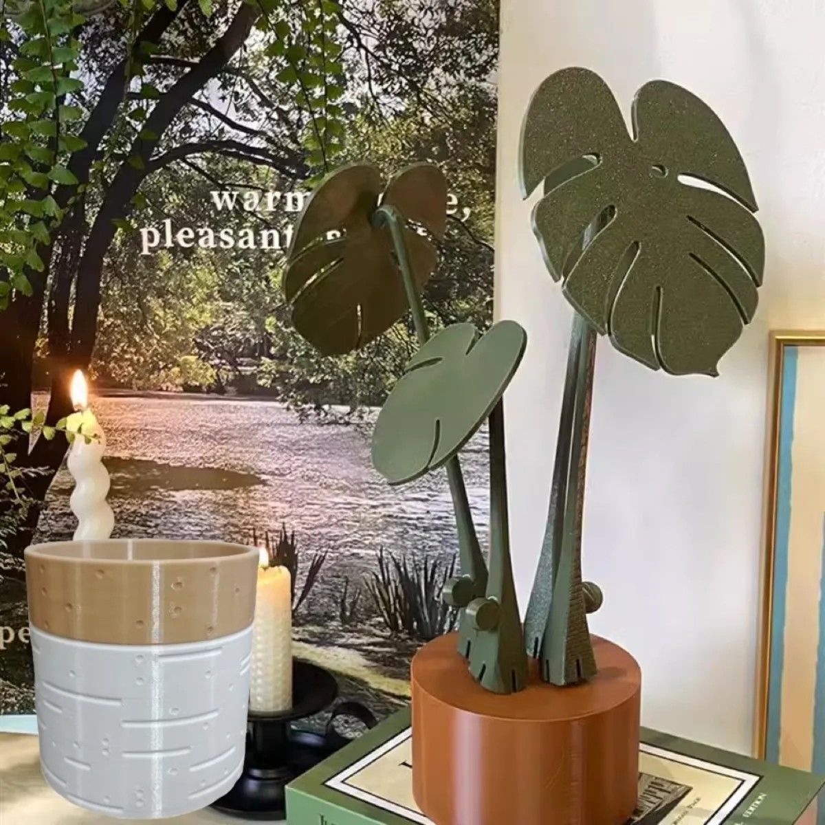 P magnet coaster ornament