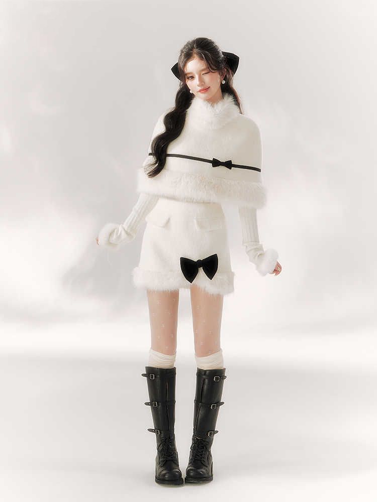 P cape jacket set