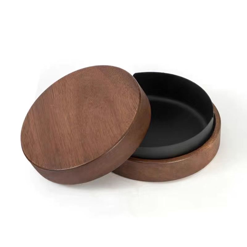 P walnut solid wood ashtray