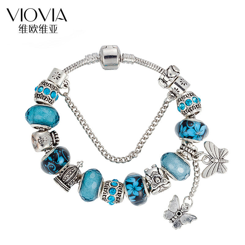 A bracelet butterfly tassel pendant bracelet