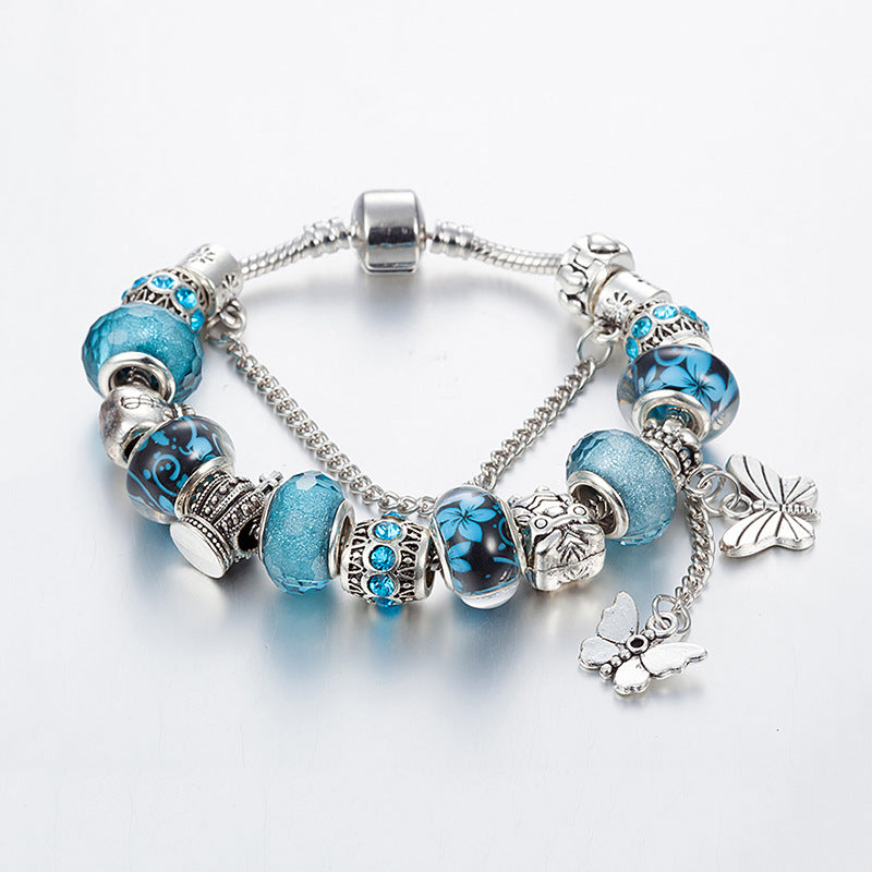 A bracelet butterfly tassel pendant bracelet