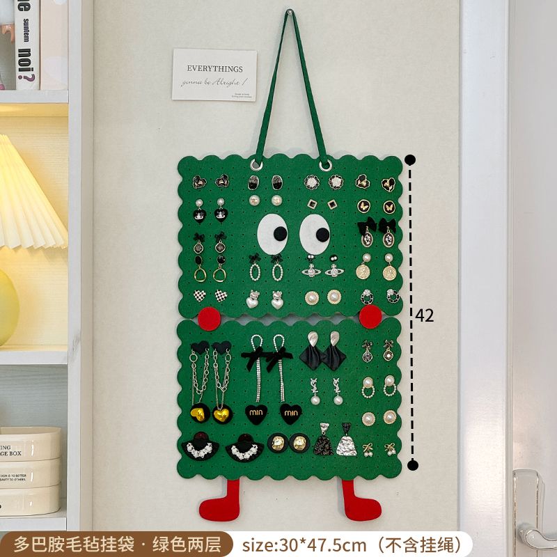 P jewelry felt wall hanging