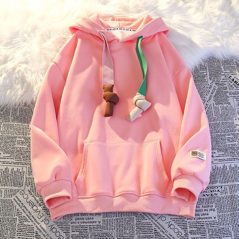 P new fashion lazy top age-reducing fleece thickened coat
