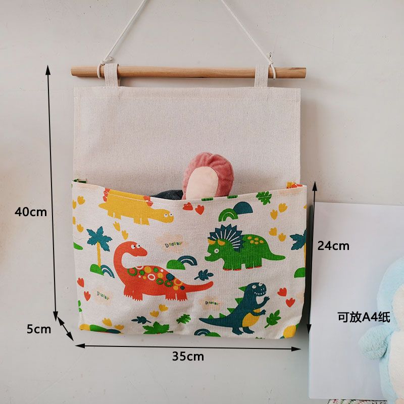 P cotton and linen storage bag