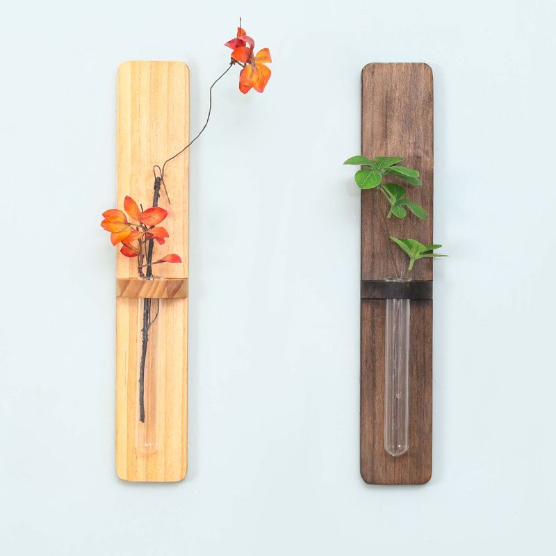 P Log Flowers Dried Flower Arranger Hydroponic Glass Test Tube Vase