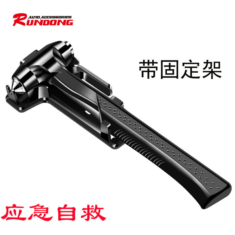A metal safety hammer