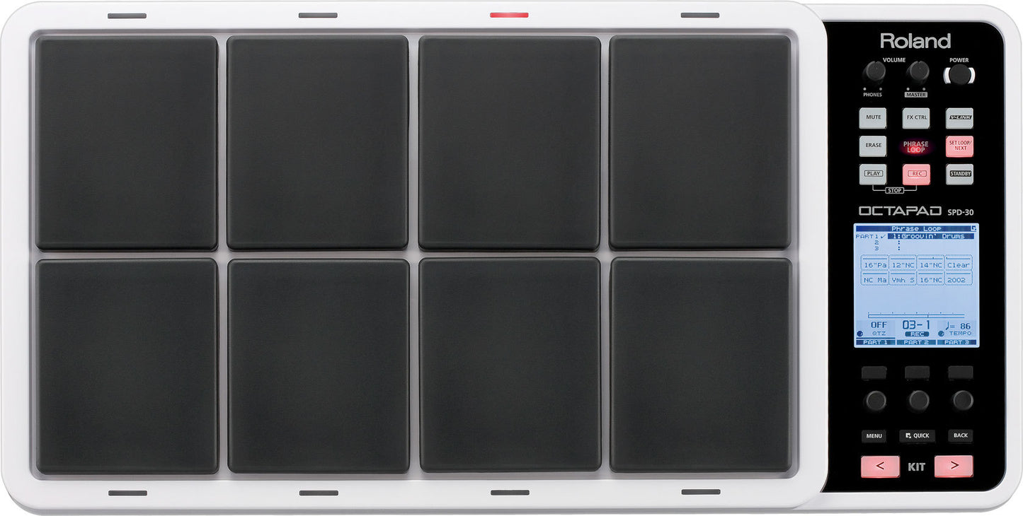 A Roland SPD-30 electronic drum pad, percussion sampler