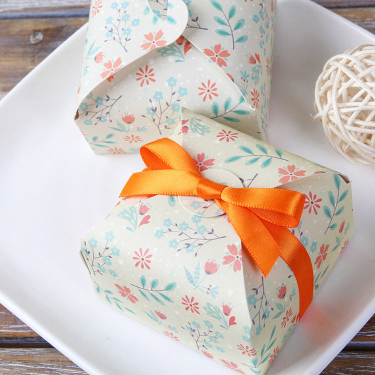 A Bright orange polyester belt packaging gift box webbing spot packaging ribbon clothing accessories silk belt 25 yards/roll MOQ: 50 ROLL - Mixbatch