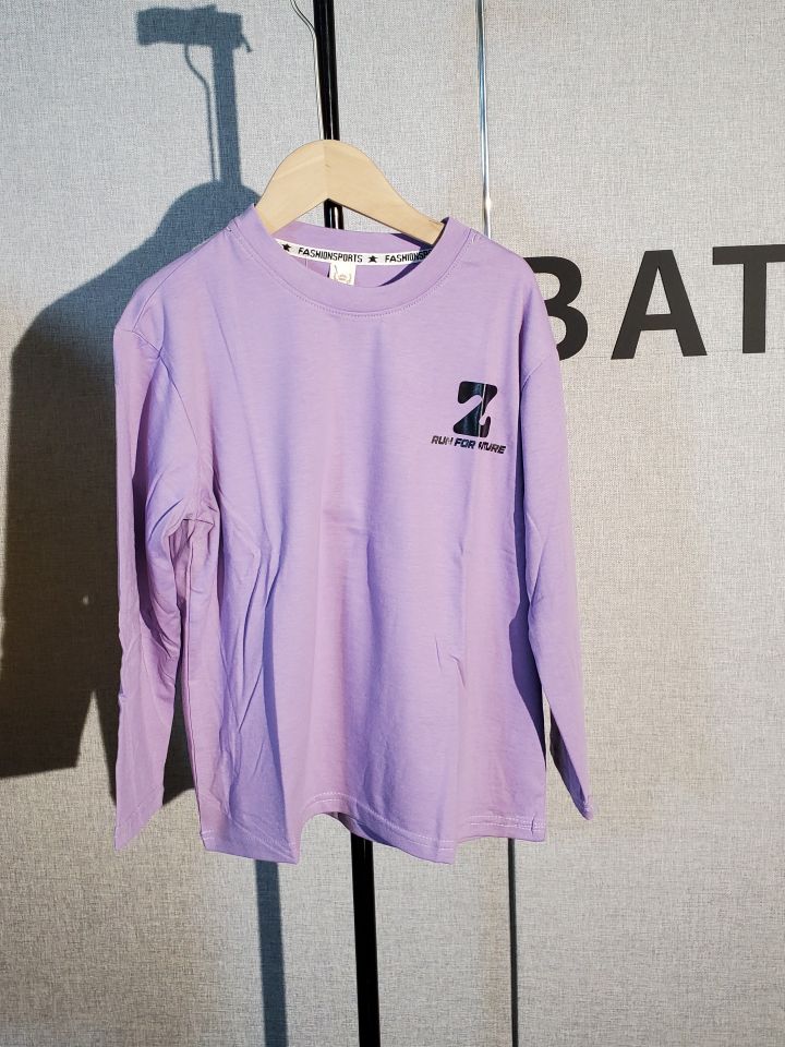 B2-m8 100% COTTON Children's spring and autumn clothes long-sleeved pure cotton top - Mixbatch
