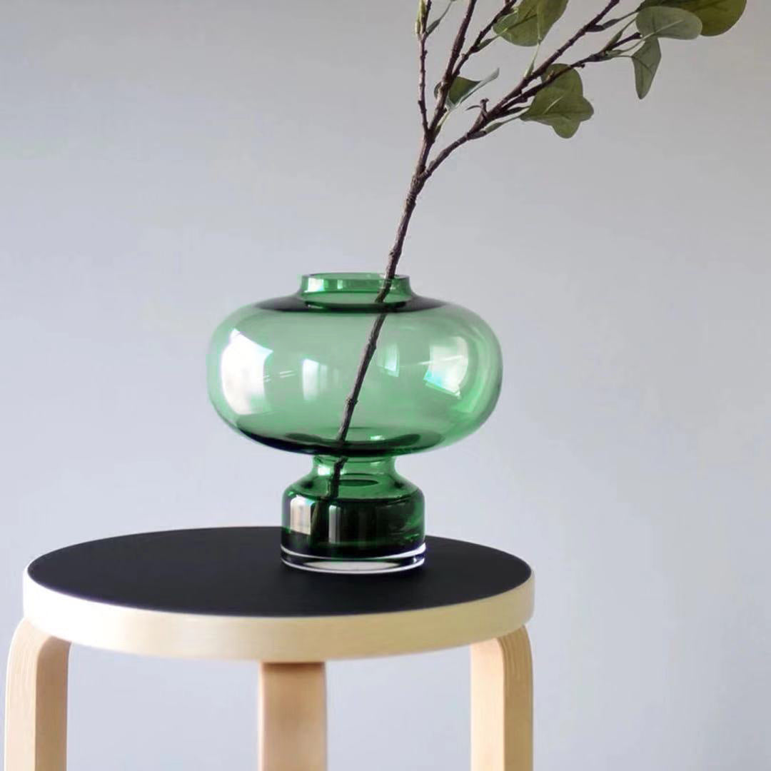 A hydroponic vase fish tank bag vase basket flower arrangement flower pot creative new basket vase