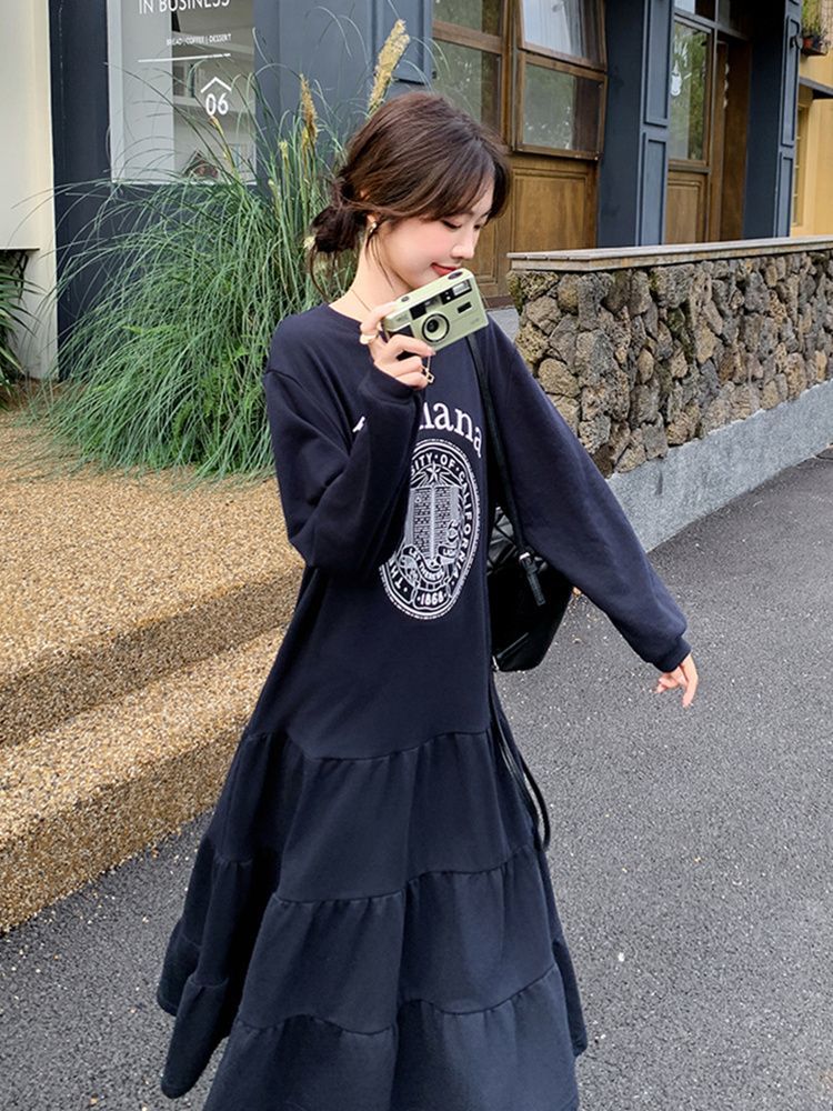 A sweater dress
