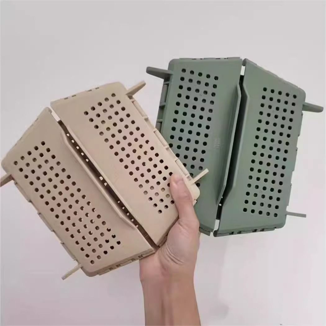 P collapsible drain basket