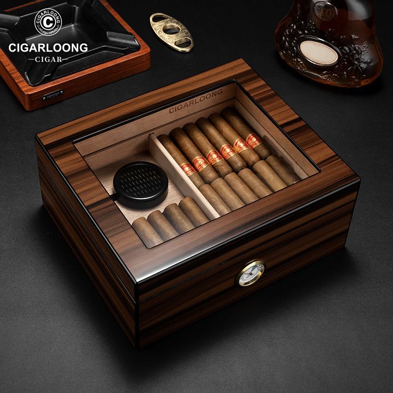 P Humidor Cedar Wood Solid Wood