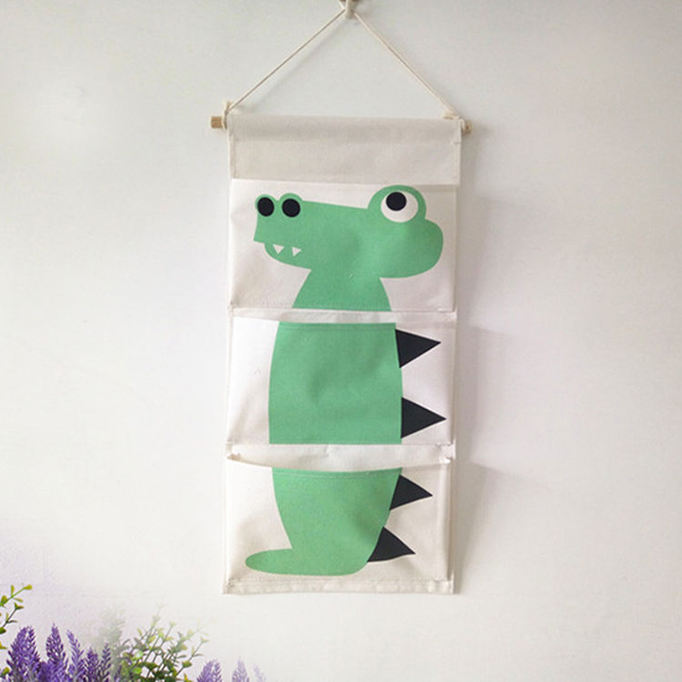 P cotton and linen storage bag