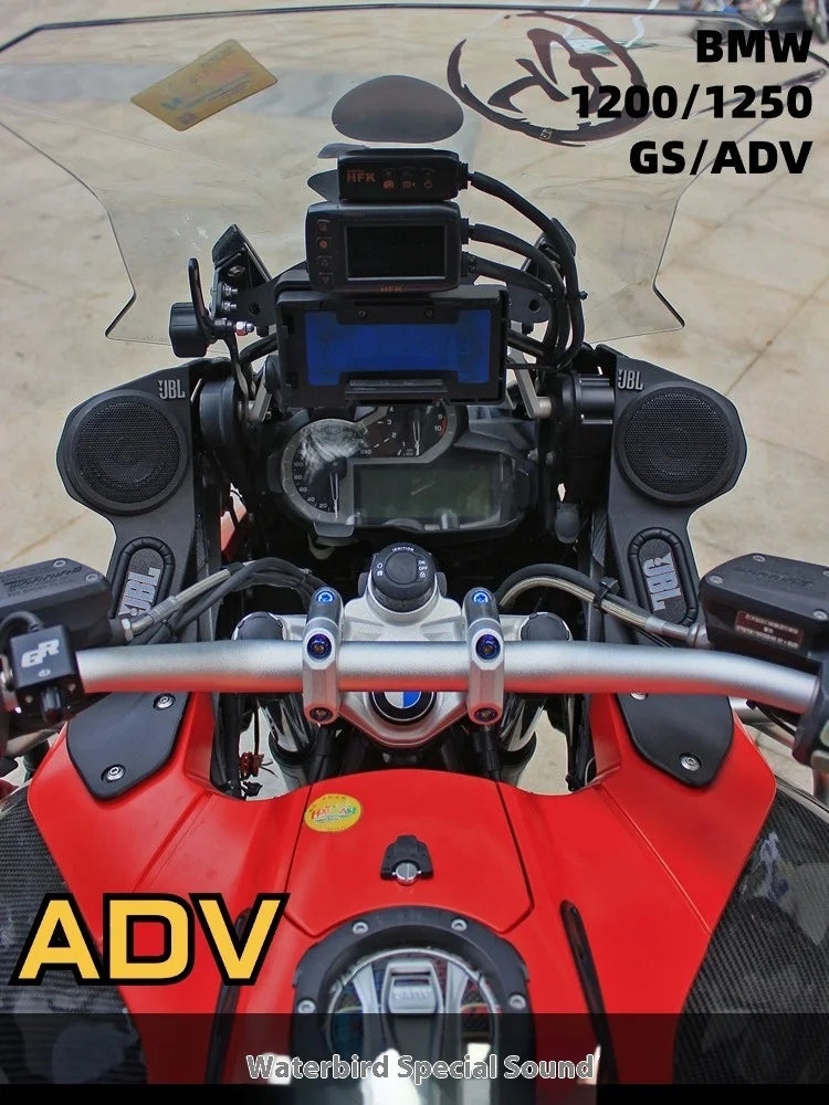 A 1250GSADV custom front audio subwoofer heavy duty waterproof bluetooth speaker aluminum metal material original height