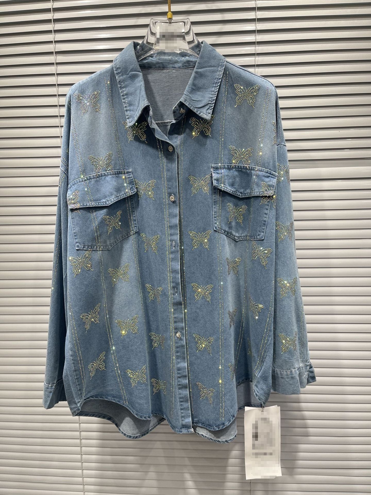 A denim shirt