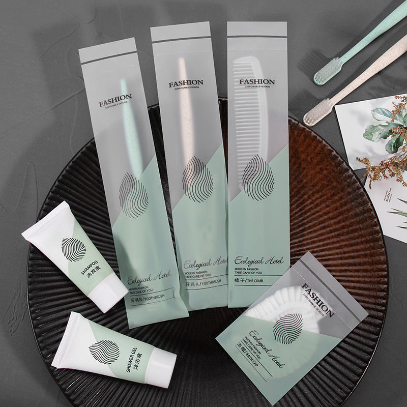 Hotel disposable toiletries set Hotel consumables Room special toothpaste Toothbrush