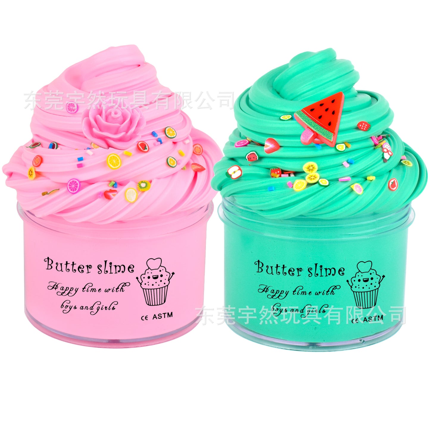A 60ml Butter Puree Slime Cotton Puree Set