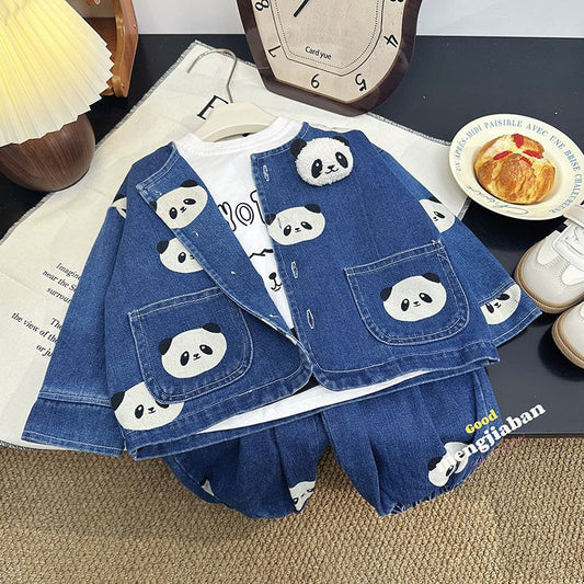 A children's denim set