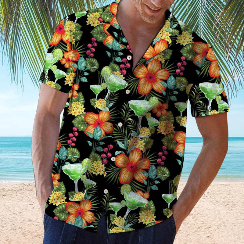 A Men's Printed Shirt