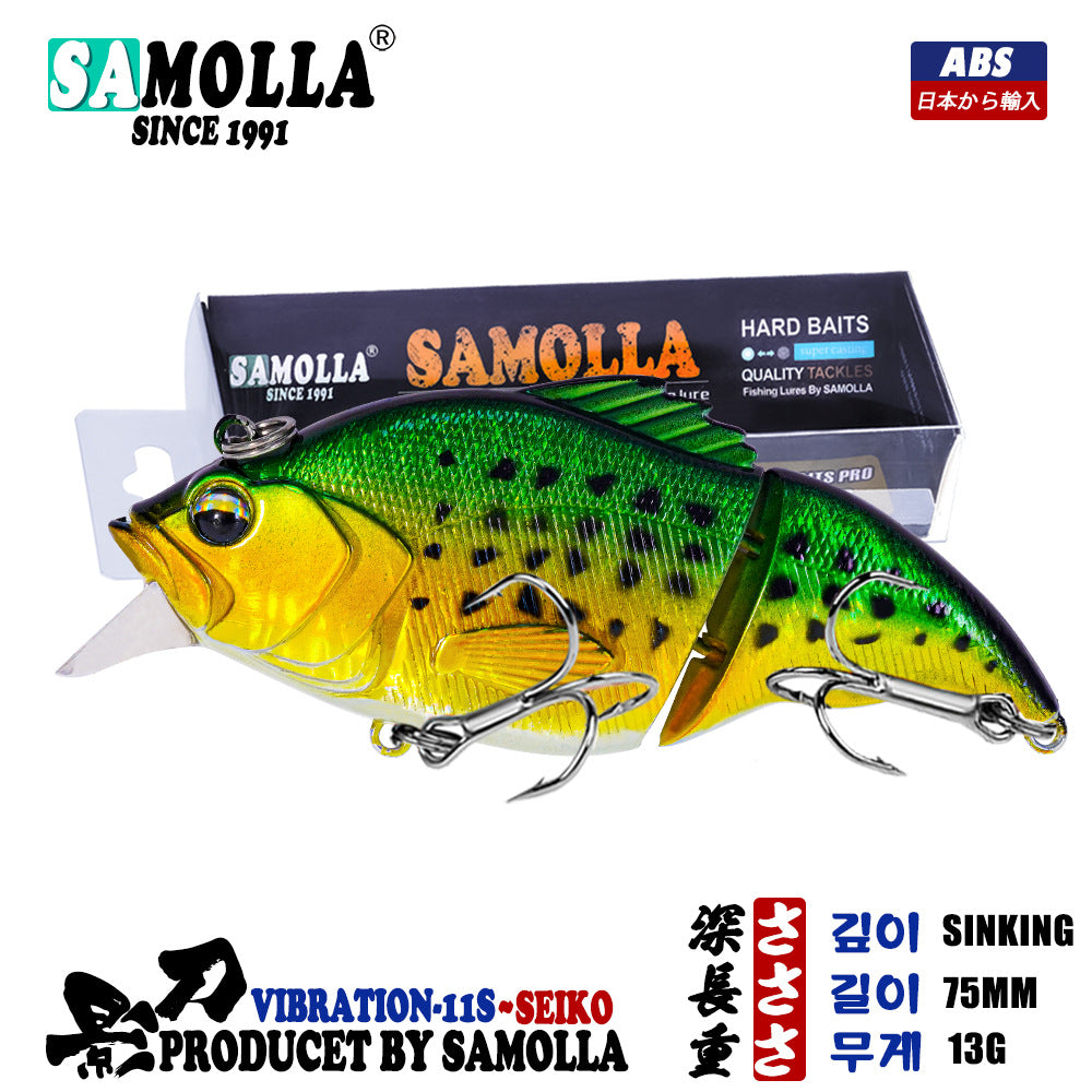 A Realistic Multi-section Swimbait Slow Sinking