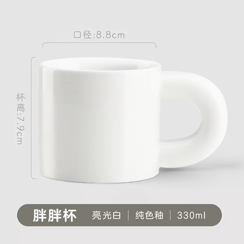 A ceramic mug printing photo to picture custom LOGO heat transfer process milk cup water cup gift cup custom