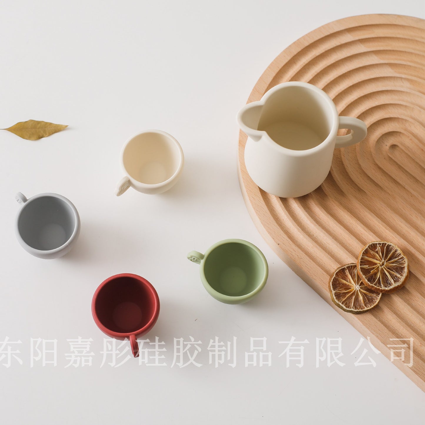 A children's play house toy silicone afternoon tea set baby role play can bite boiled silicone toy