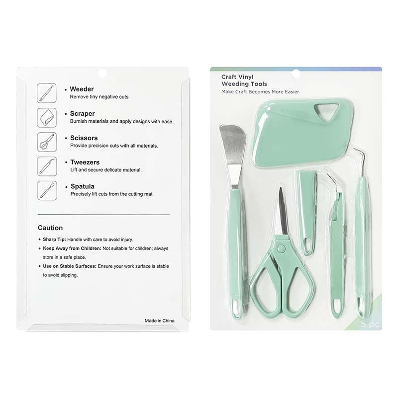 A DIY art relief lettering five-piece set, vinyl weeding tool set