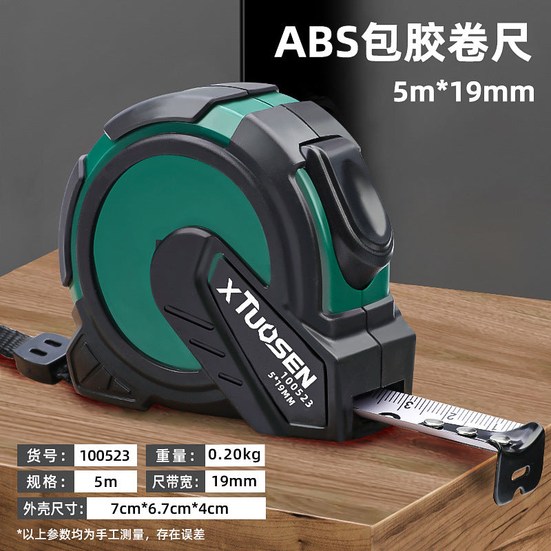 A5m tape measure 5m durable self-locking steel tape measure stainless steel belt box measure wholesale tape measure in large quantities