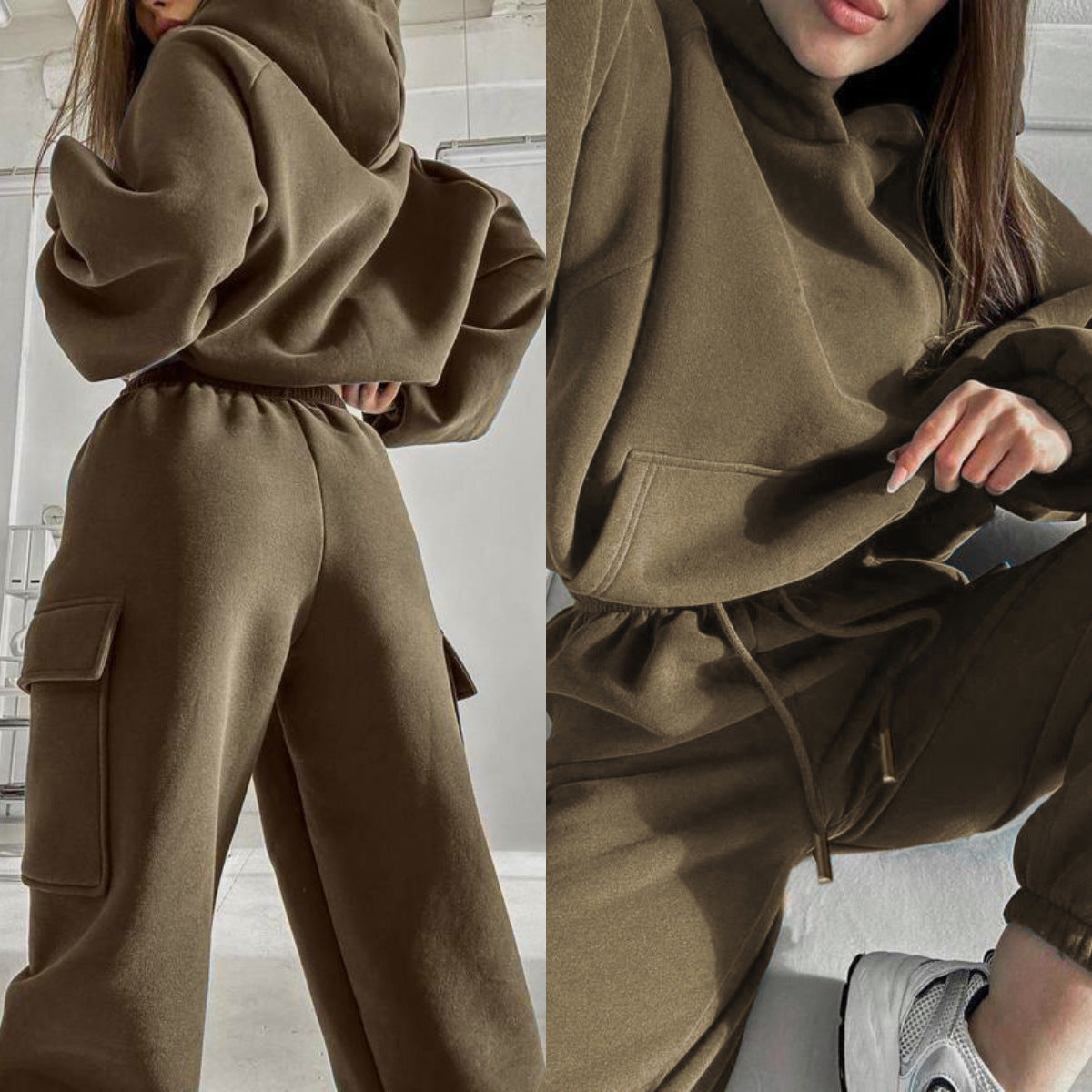 A sports and leisure sweater set